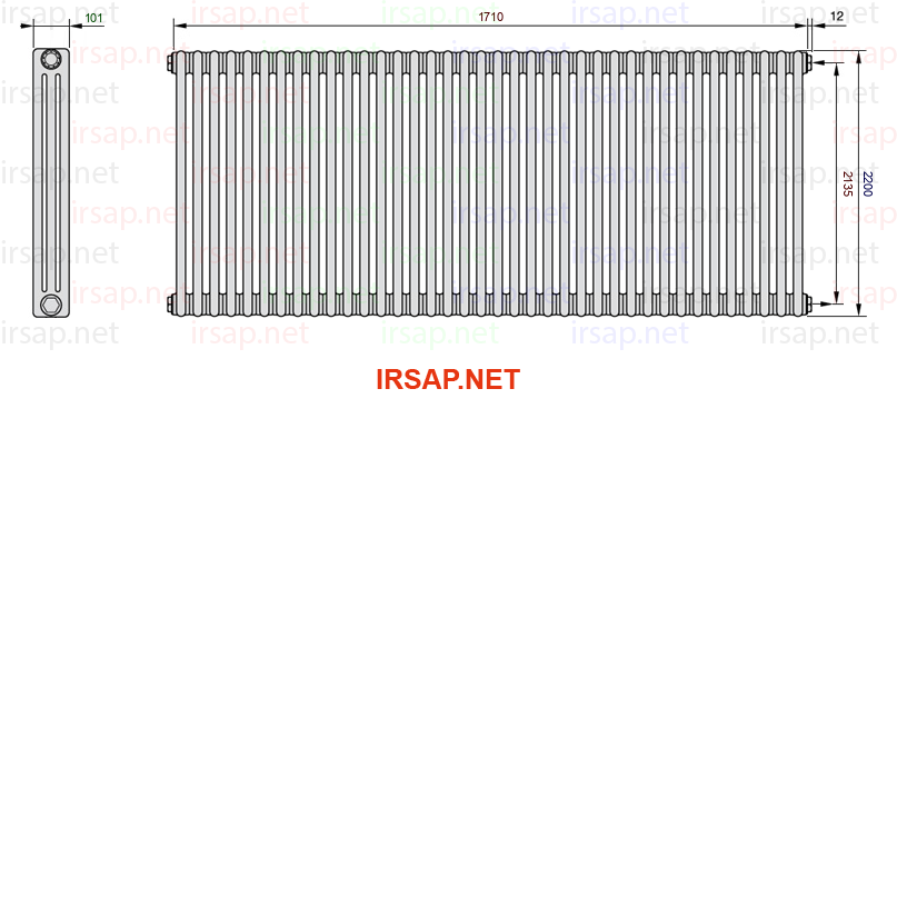 Радиатор IRSAP Tesi 32200/38 T30 CL 01